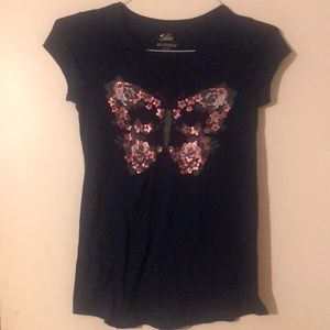 Girl’s Justice Butterfly T-Shirt